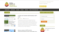 Desktop Screenshot of ceturismoresponsable.com